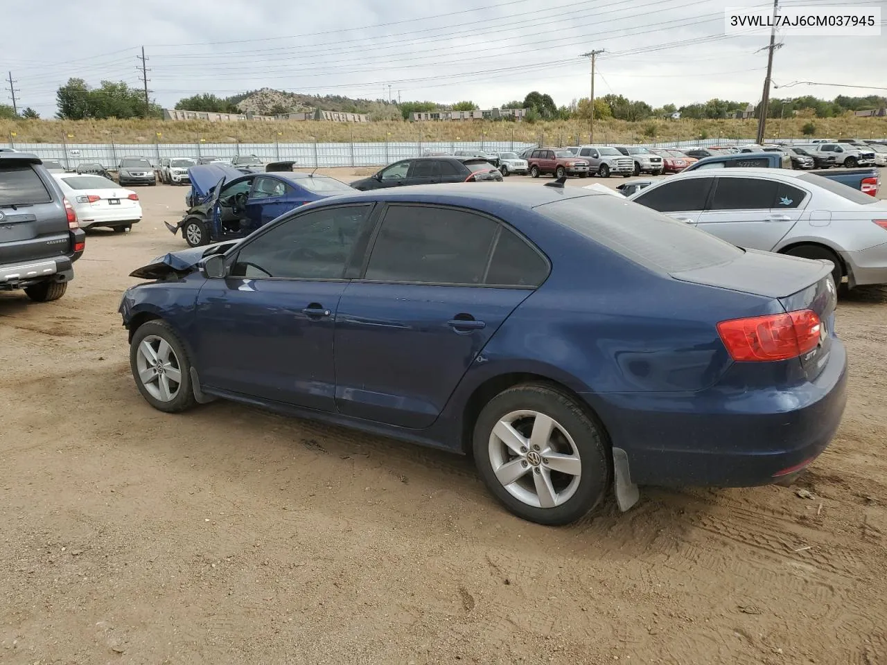 2012 Volkswagen Jetta Tdi VIN: 3VWLL7AJ6CM037945 Lot: 76324974