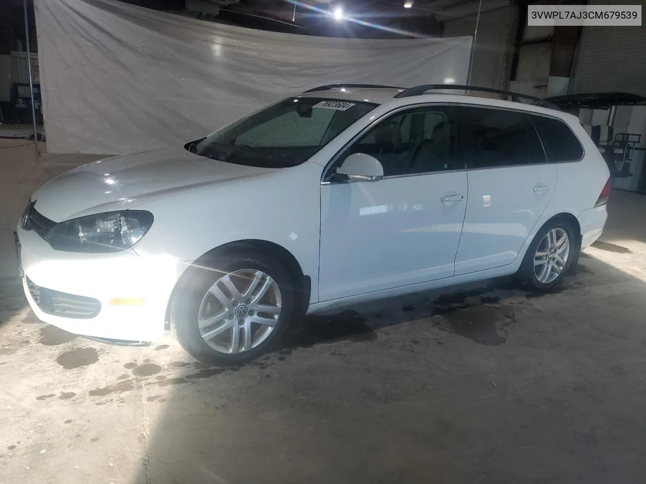 2012 Volkswagen Jetta Tdi VIN: 3VWPL7AJ3CM679539 Lot: 76923604