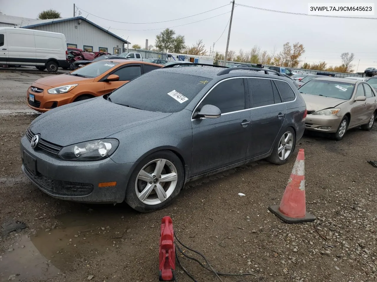 2012 Volkswagen Jetta Tdi VIN: 3VWPL7AJ9CM645623 Lot: 77074374