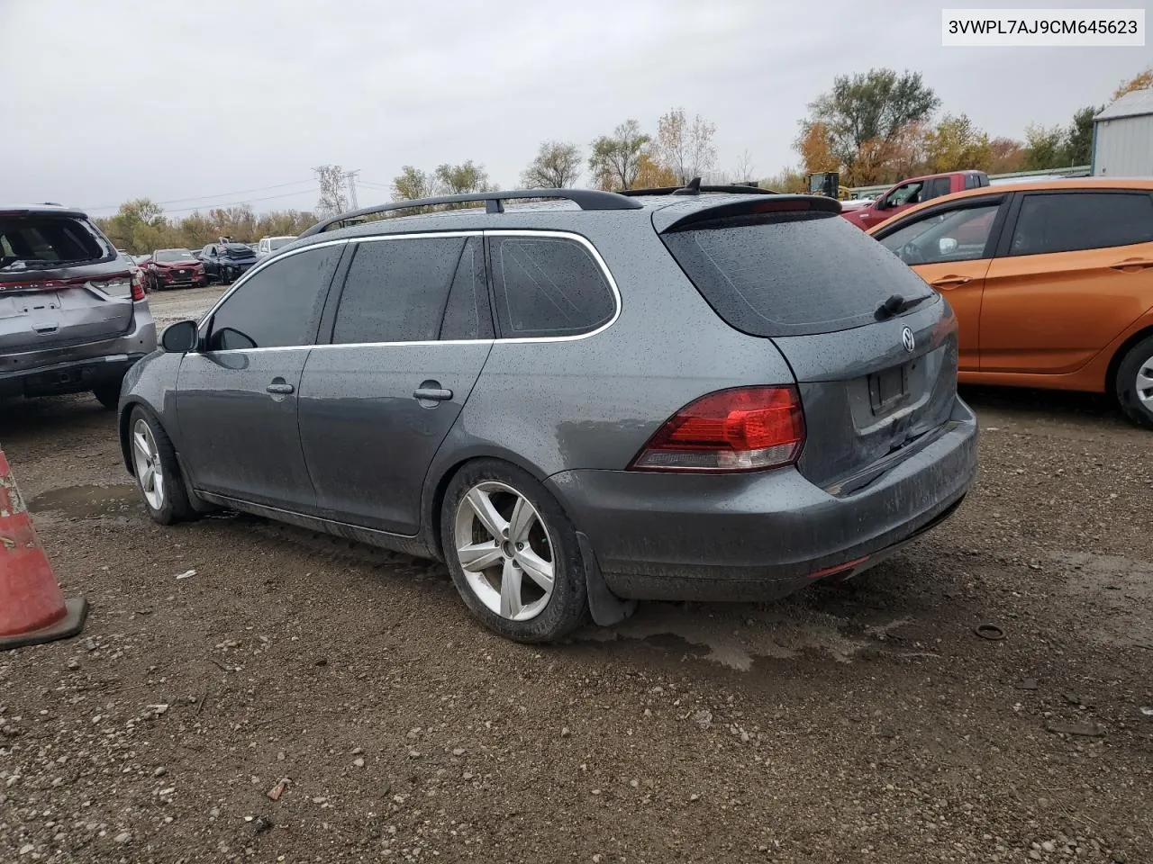 2012 Volkswagen Jetta Tdi VIN: 3VWPL7AJ9CM645623 Lot: 77074374