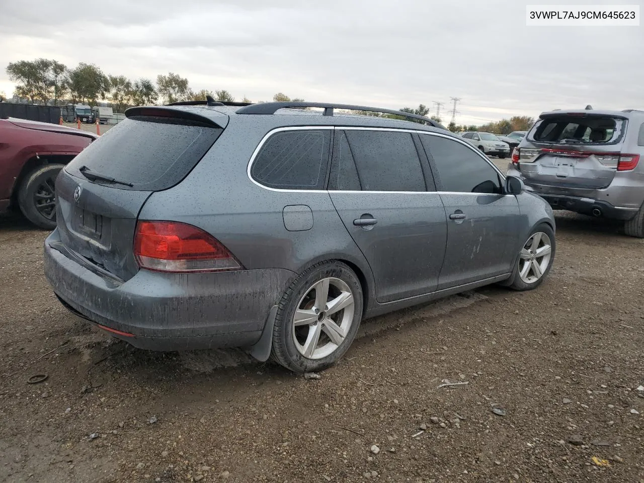 2012 Volkswagen Jetta Tdi VIN: 3VWPL7AJ9CM645623 Lot: 77074374