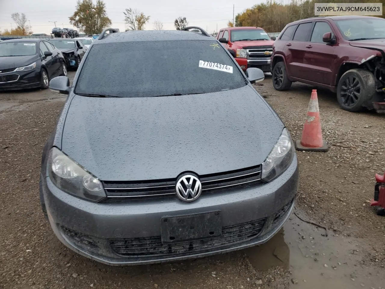 2012 Volkswagen Jetta Tdi VIN: 3VWPL7AJ9CM645623 Lot: 77074374