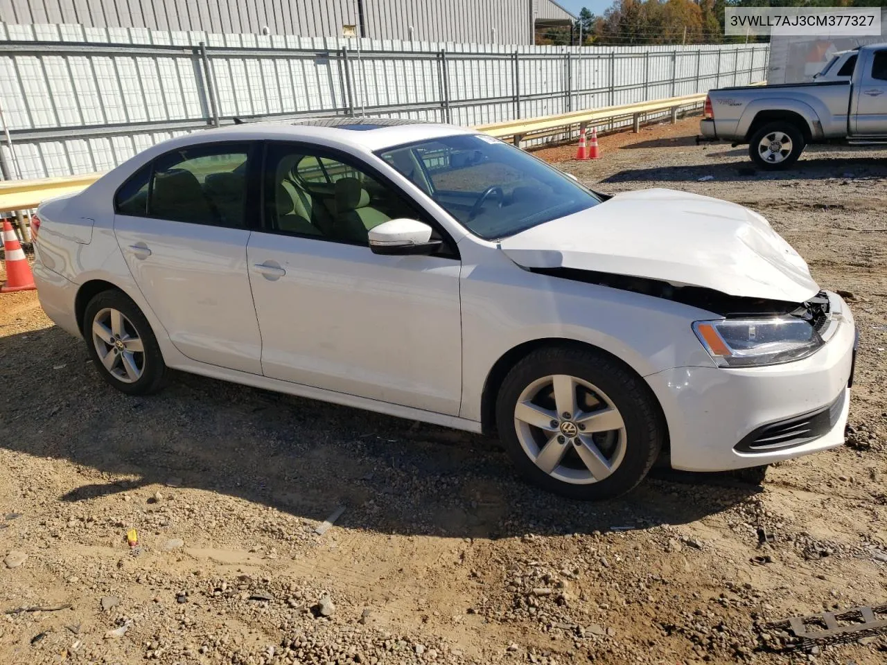 2012 Volkswagen Jetta Tdi VIN: 3VWLL7AJ3CM377327 Lot: 77094304