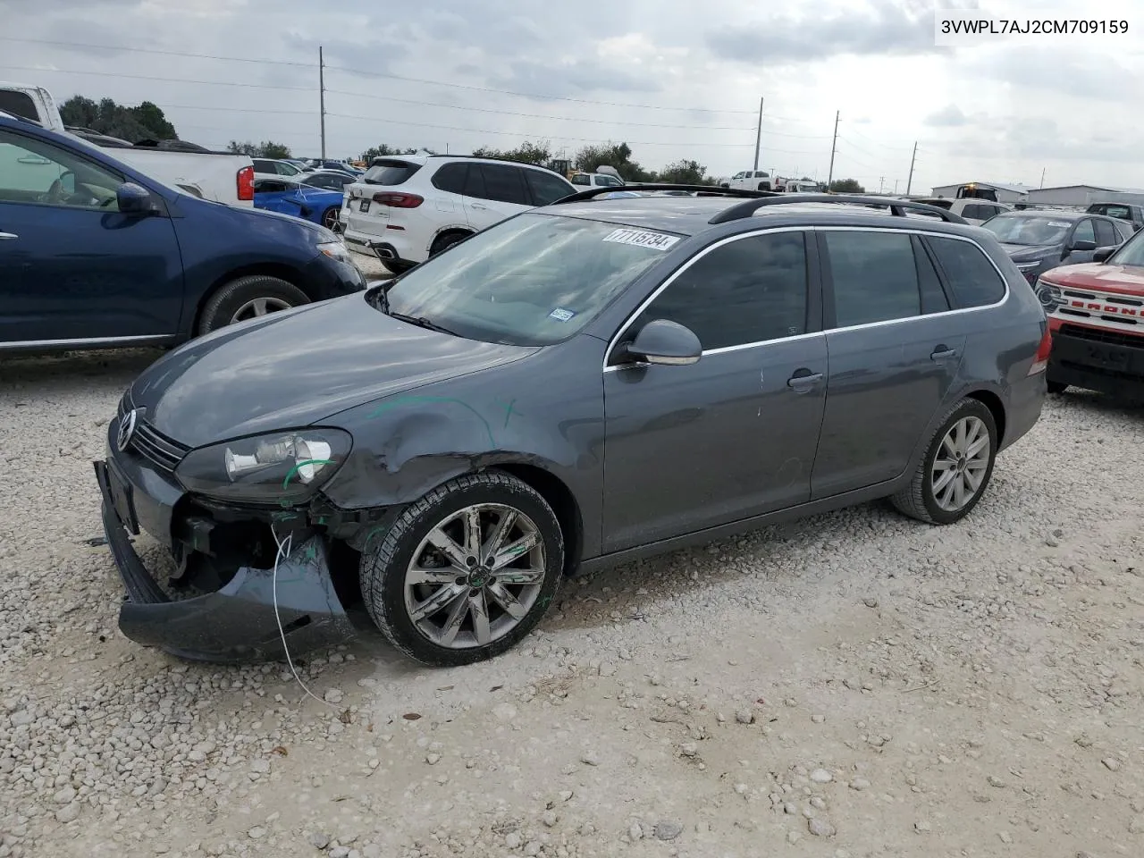 2012 Volkswagen Jetta Tdi VIN: 3VWPL7AJ2CM709159 Lot: 77115734