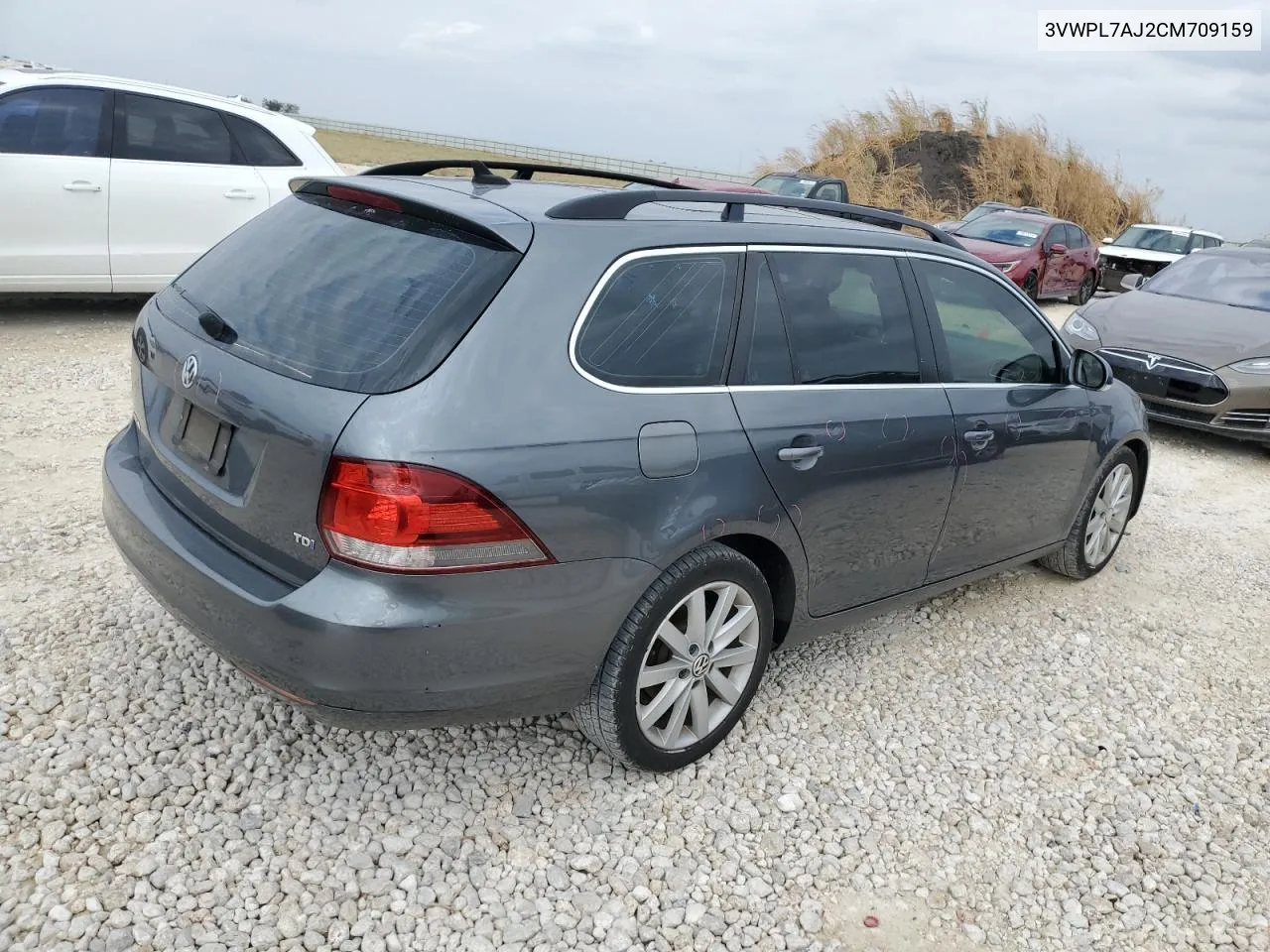 2012 Volkswagen Jetta Tdi VIN: 3VWPL7AJ2CM709159 Lot: 77115734