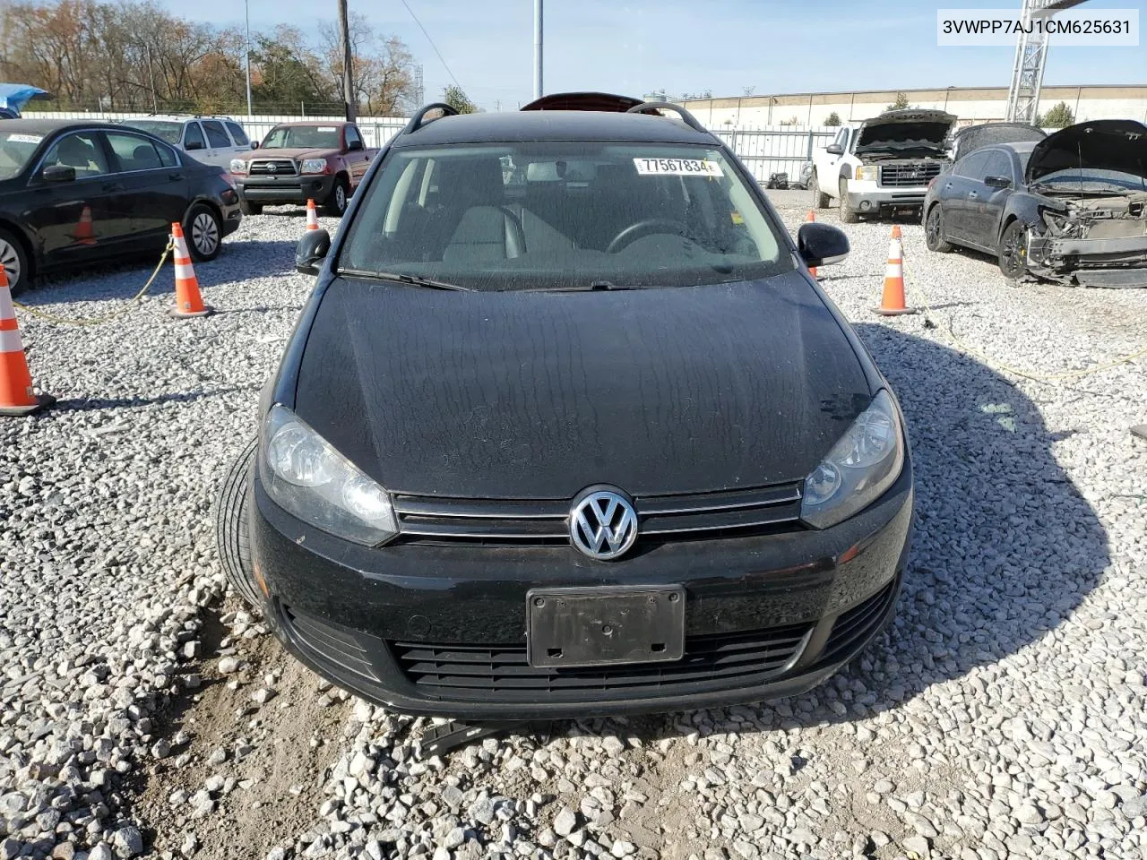 3VWPP7AJ1CM625631 2012 Volkswagen Jetta S