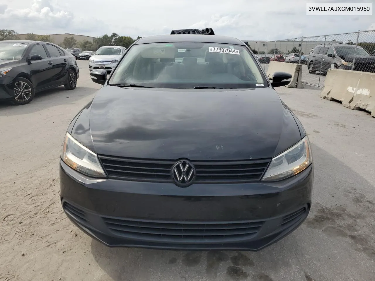 2012 Volkswagen Jetta Tdi VIN: 3VWLL7AJXCM015950 Lot: 77907044