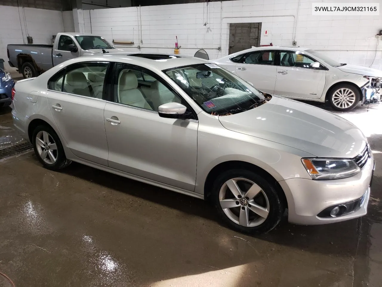 2012 Volkswagen Jetta Tdi VIN: 3VWLL7AJ9CM321165 Lot: 78030014