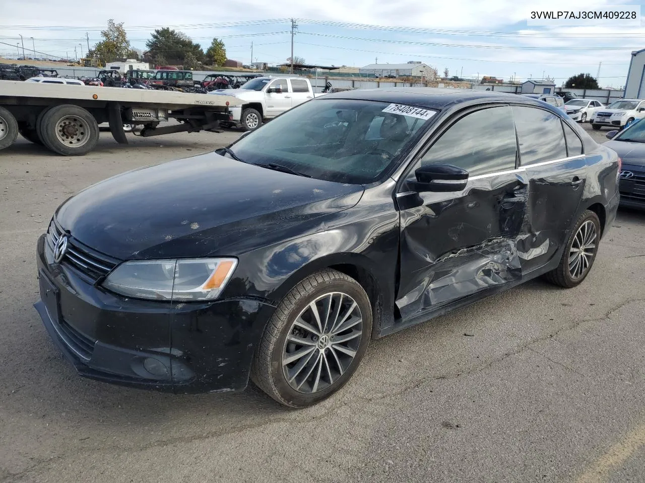 2012 Volkswagen Jetta Sel VIN: 3VWLP7AJ3CM409228 Lot: 78408144