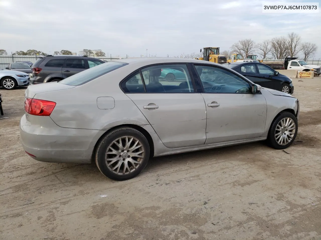 2012 Volkswagen Jetta Se VIN: 3VWDP7AJ6CM107873 Lot: 78465284