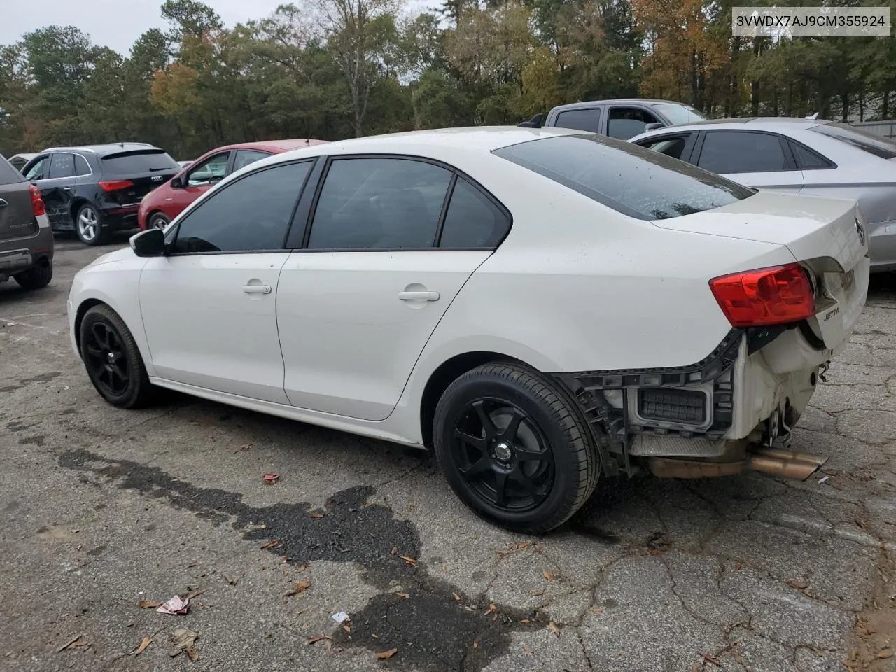 2012 Volkswagen Jetta Se VIN: 3VWDX7AJ9CM355924 Lot: 78496944