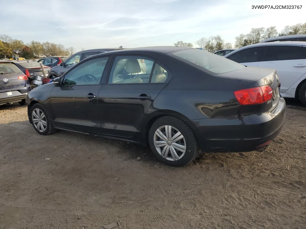 2012 Volkswagen Jetta Se VIN: 3VWDP7AJ2CM323767 Lot: 78527804