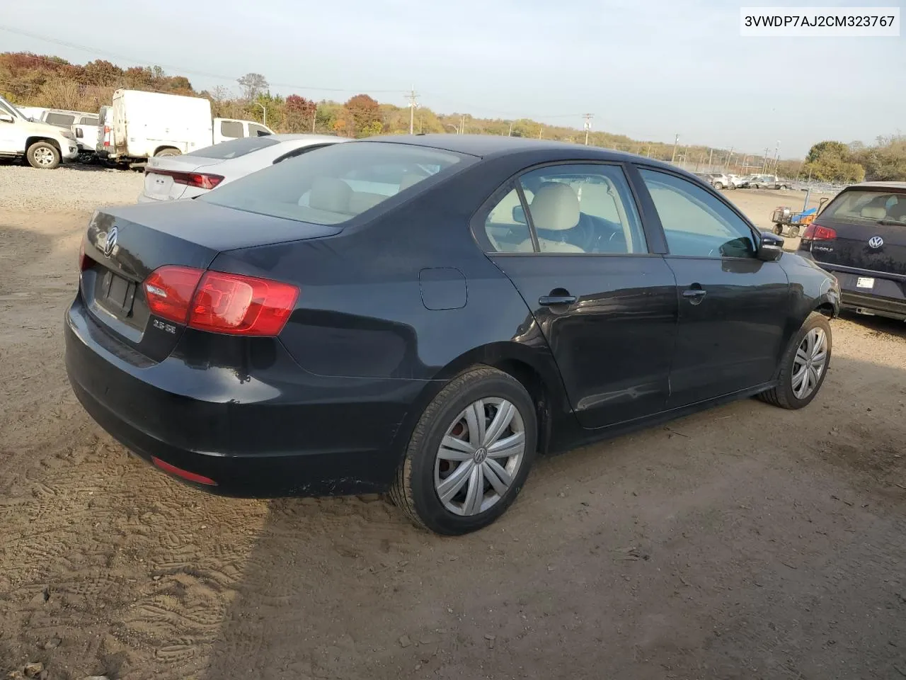 2012 Volkswagen Jetta Se VIN: 3VWDP7AJ2CM323767 Lot: 78527804