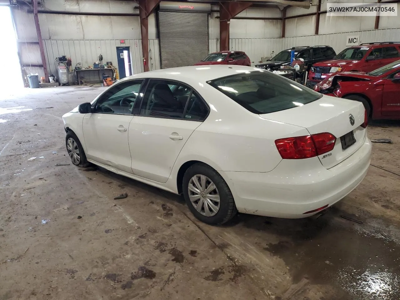 2012 Volkswagen Jetta Base VIN: 3VW2K7AJ0CM470546 Lot: 78649474