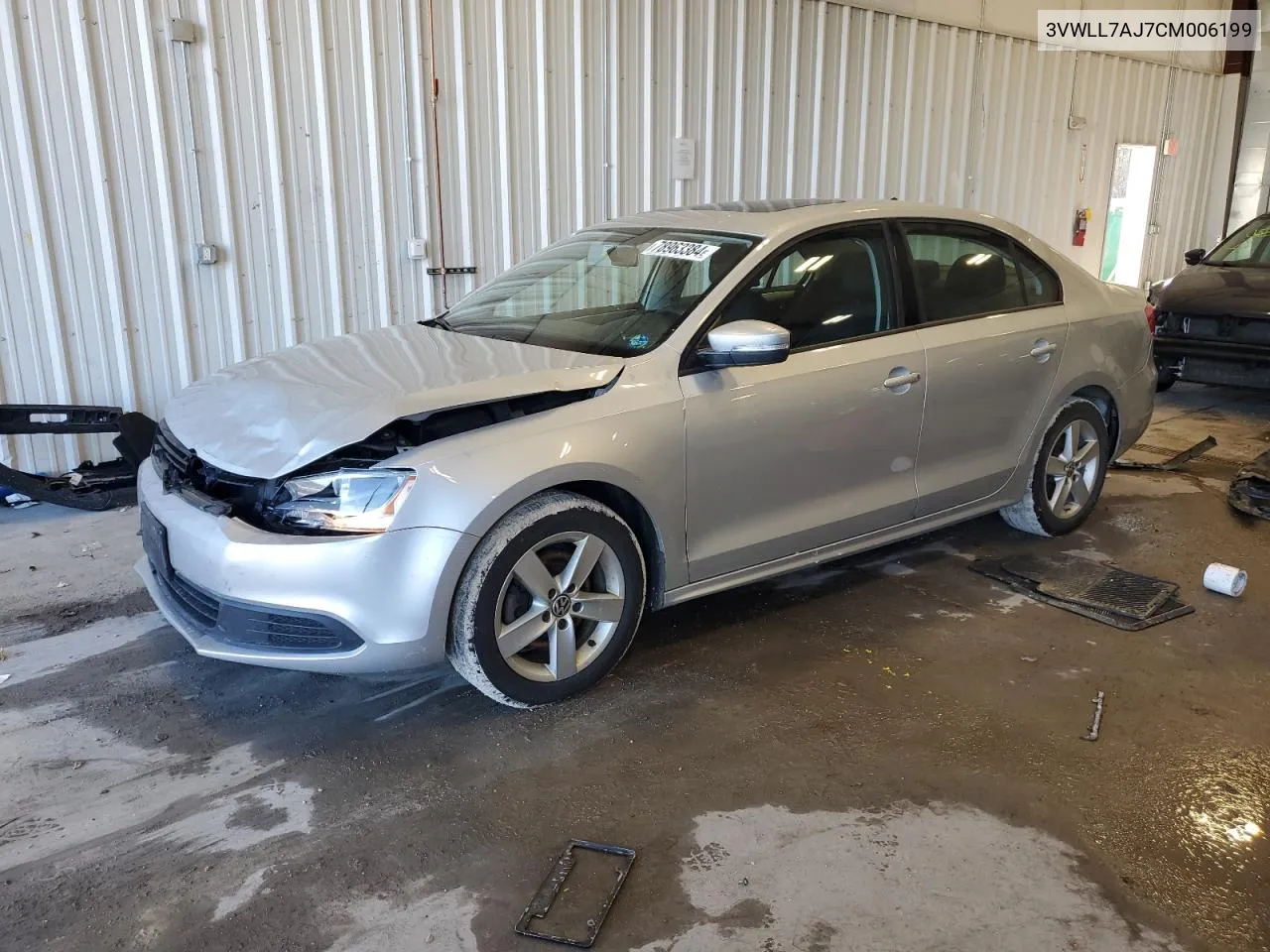 2012 Volkswagen Jetta Tdi VIN: 3VWLL7AJ7CM006199 Lot: 78963384