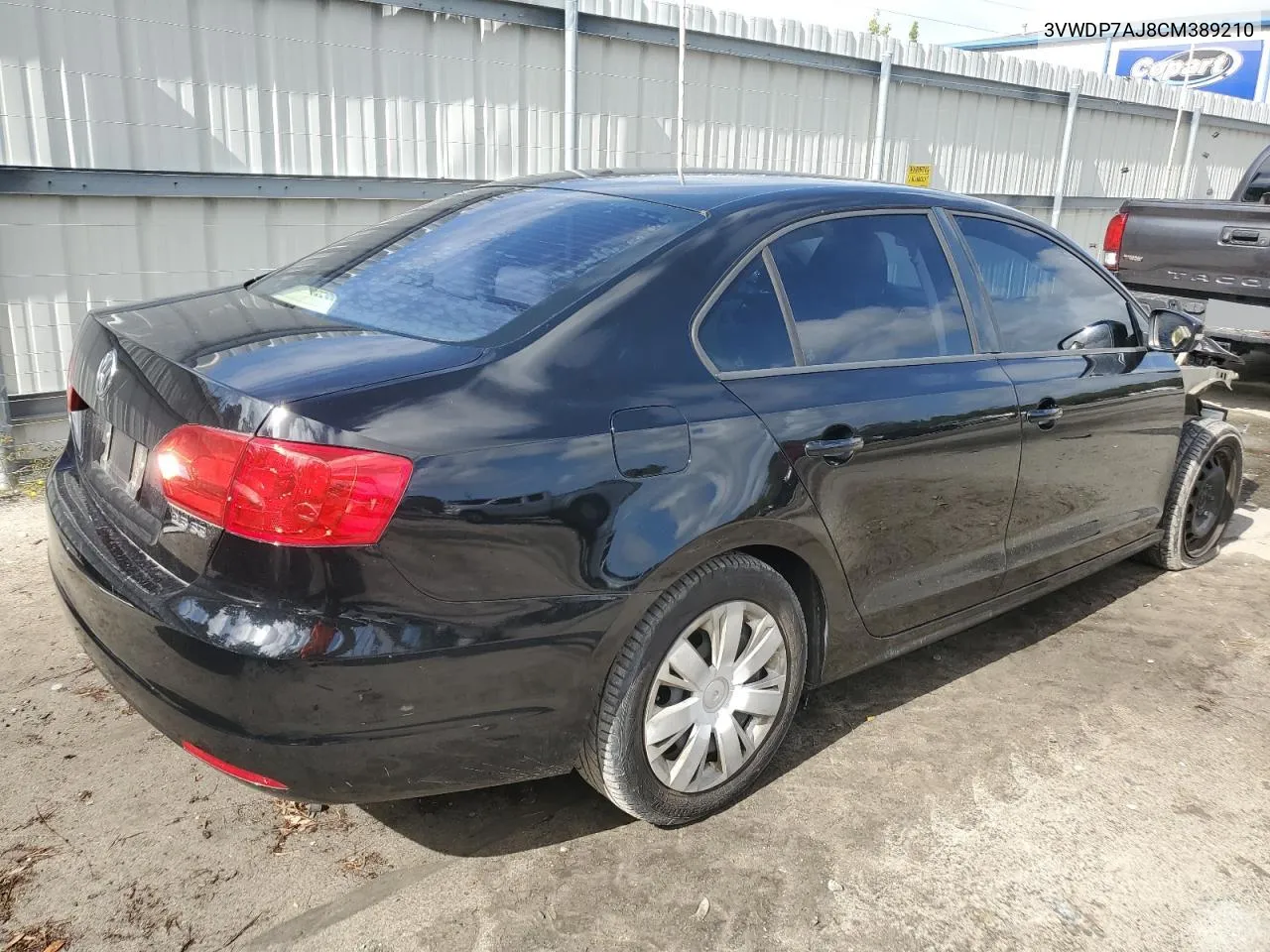 2012 Volkswagen Jetta Se VIN: 3VWDP7AJ8CM389210 Lot: 79002994