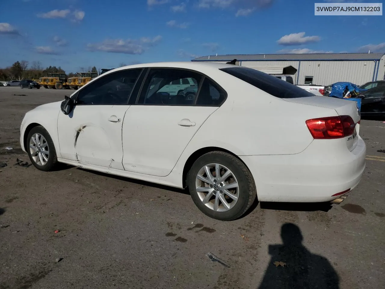 2012 Volkswagen Jetta Se VIN: 3VWDP7AJ9CM132203 Lot: 79025254