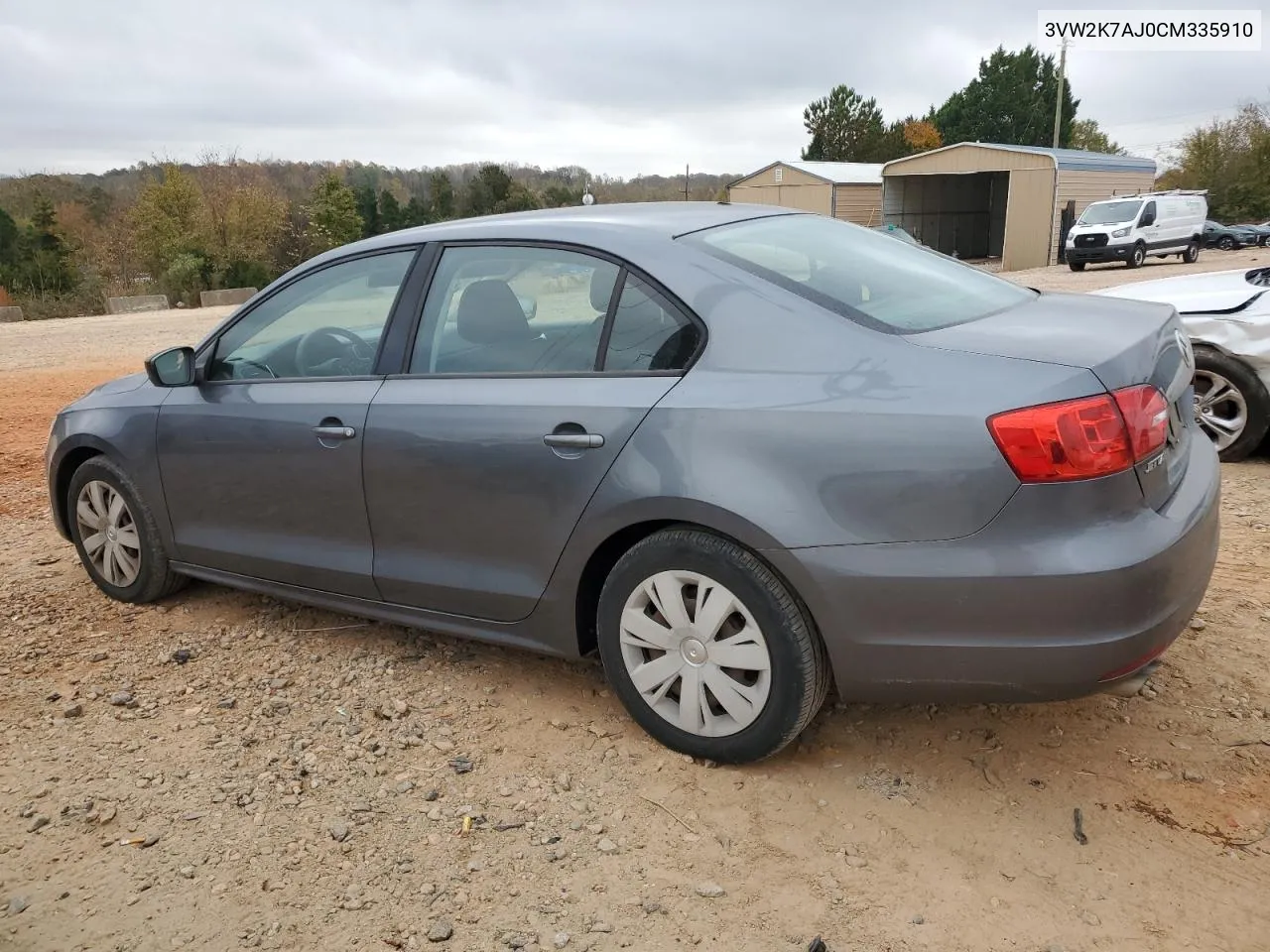 2012 Volkswagen Jetta Base VIN: 3VW2K7AJ0CM335910 Lot: 79223844