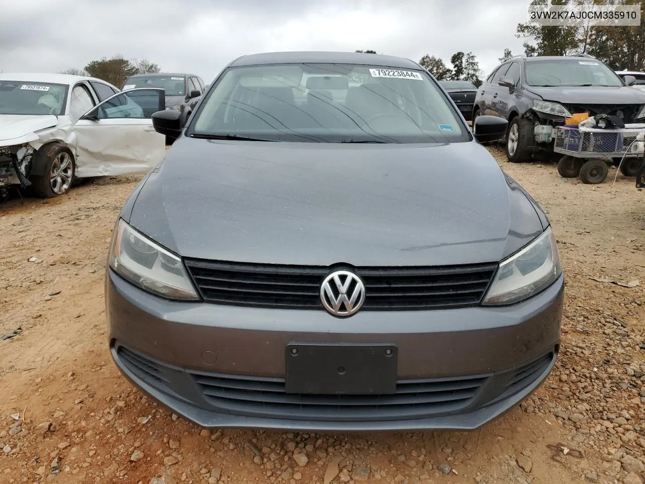 2012 Volkswagen Jetta Base VIN: 3VW2K7AJ0CM335910 Lot: 79223844