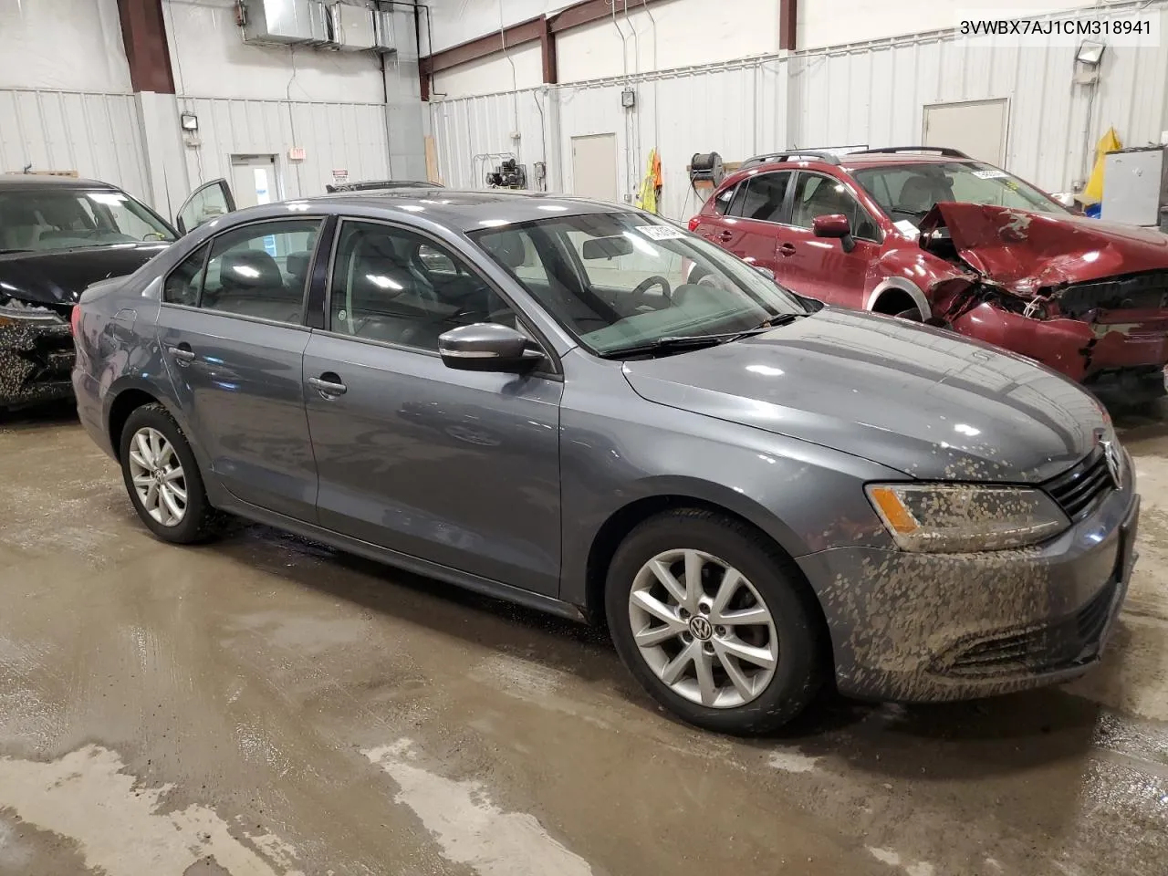 2012 Volkswagen Jetta Se VIN: 3VWBX7AJ1CM318941 Lot: 79438154