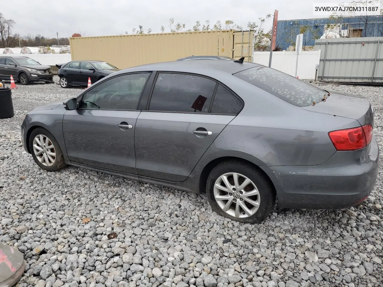 2012 Volkswagen Jetta Se VIN: 3VWDX7AJ7CM311887 Lot: 79506114