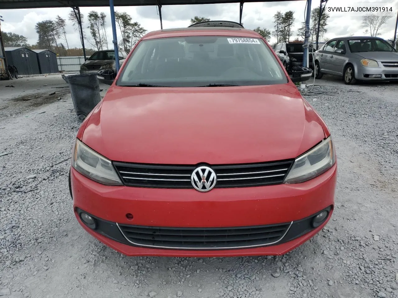 2012 Volkswagen Jetta Tdi VIN: 3VWLL7AJ0CM391914 Lot: 79758854