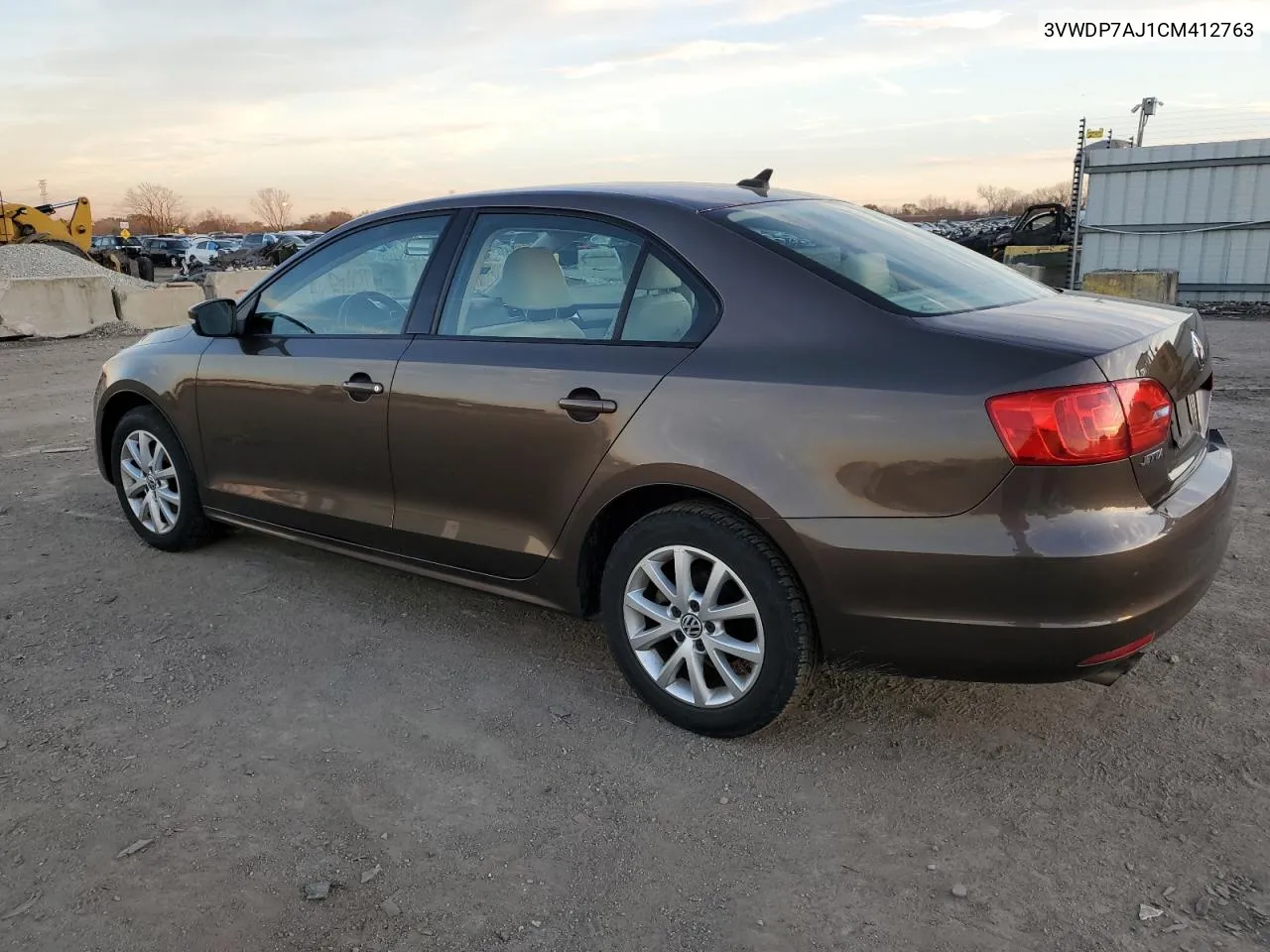 2012 Volkswagen Jetta Se VIN: 3VWDP7AJ1CM412763 Lot: 79992274