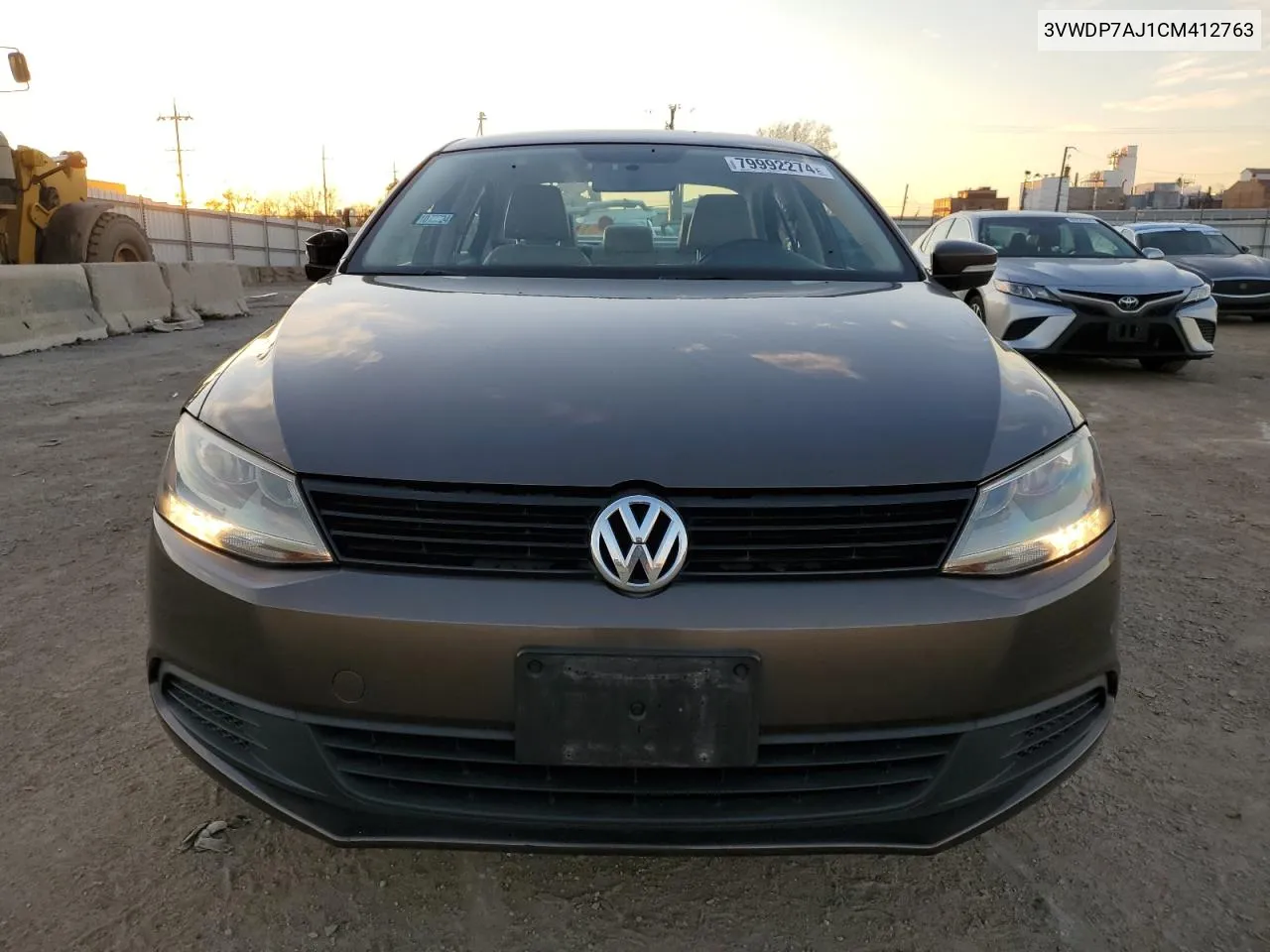 2012 Volkswagen Jetta Se VIN: 3VWDP7AJ1CM412763 Lot: 79992274