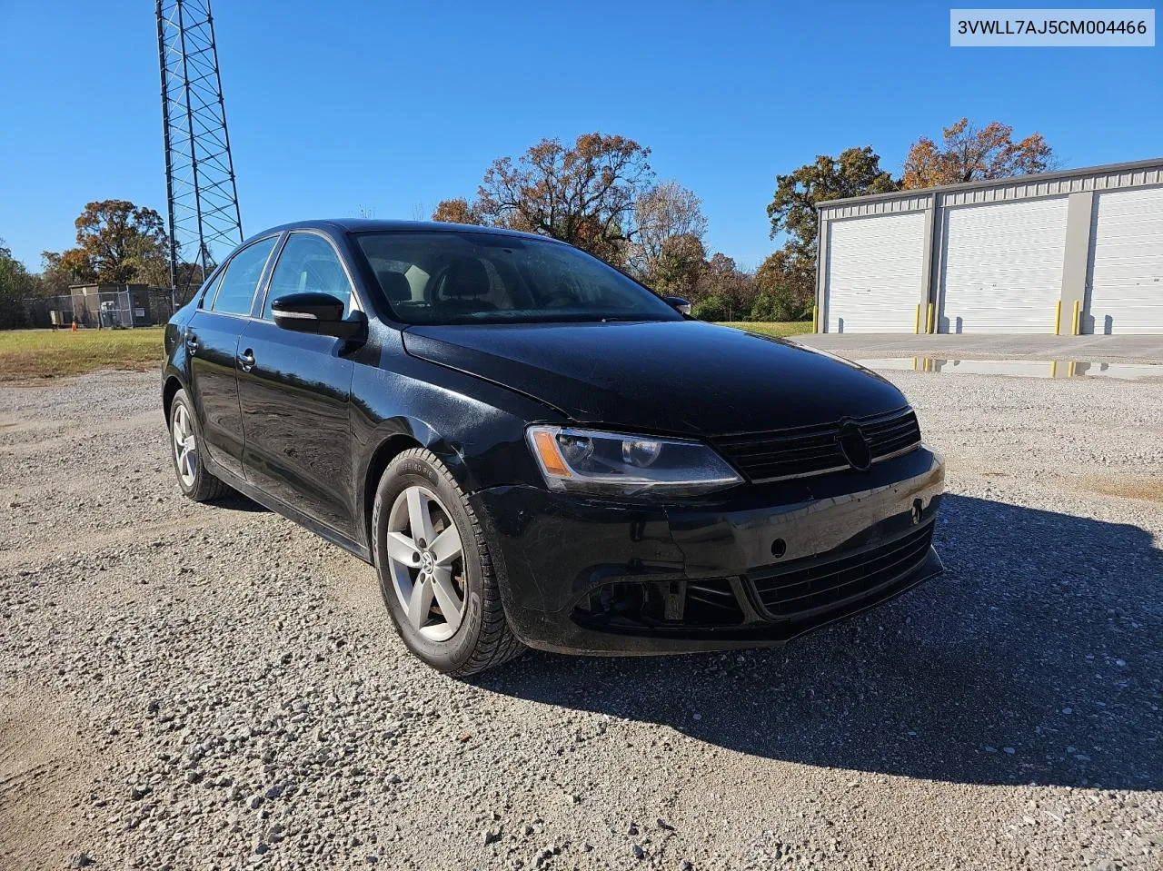 2012 Volkswagen Jetta Tdi VIN: 3VWLL7AJ5CM004466 Lot: 80456444