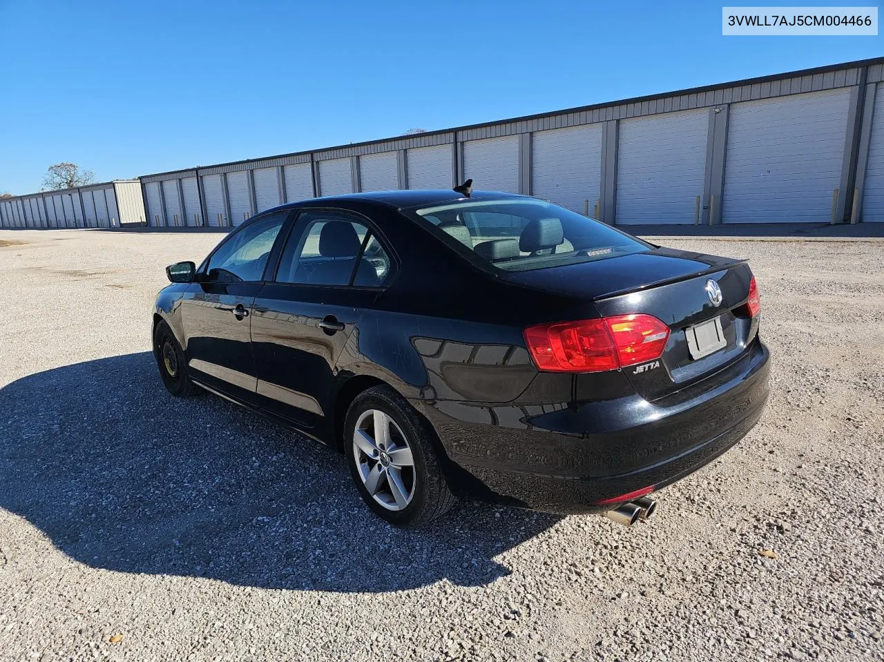 2012 Volkswagen Jetta Tdi VIN: 3VWLL7AJ5CM004466 Lot: 80456444