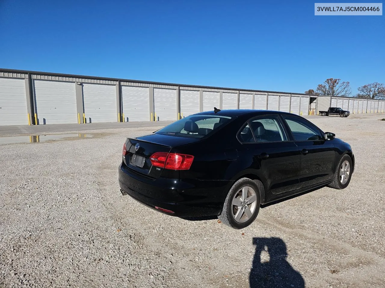 2012 Volkswagen Jetta Tdi VIN: 3VWLL7AJ5CM004466 Lot: 80456444