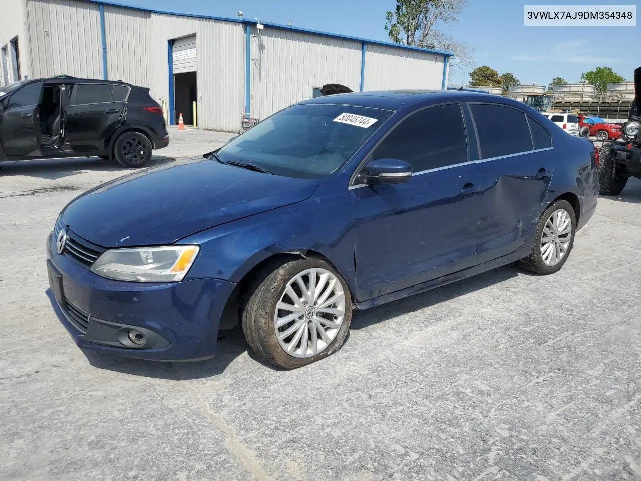 2013 Volkswagen Jetta Sel VIN: 3VWLX7AJ9DM354348 Lot: 50045744