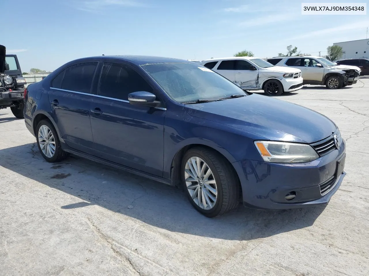 2013 Volkswagen Jetta Sel VIN: 3VWLX7AJ9DM354348 Lot: 50045744