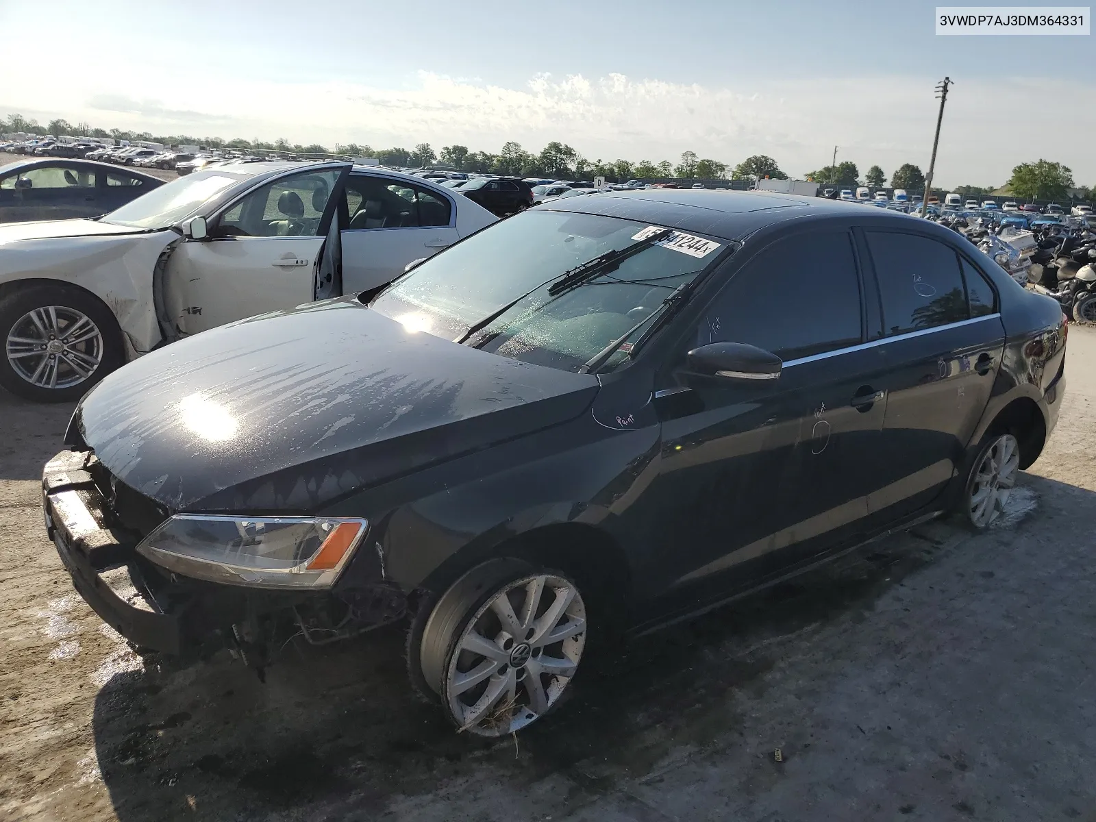 2013 Volkswagen Jetta Se VIN: 3VWDP7AJ3DM364331 Lot: 52641244