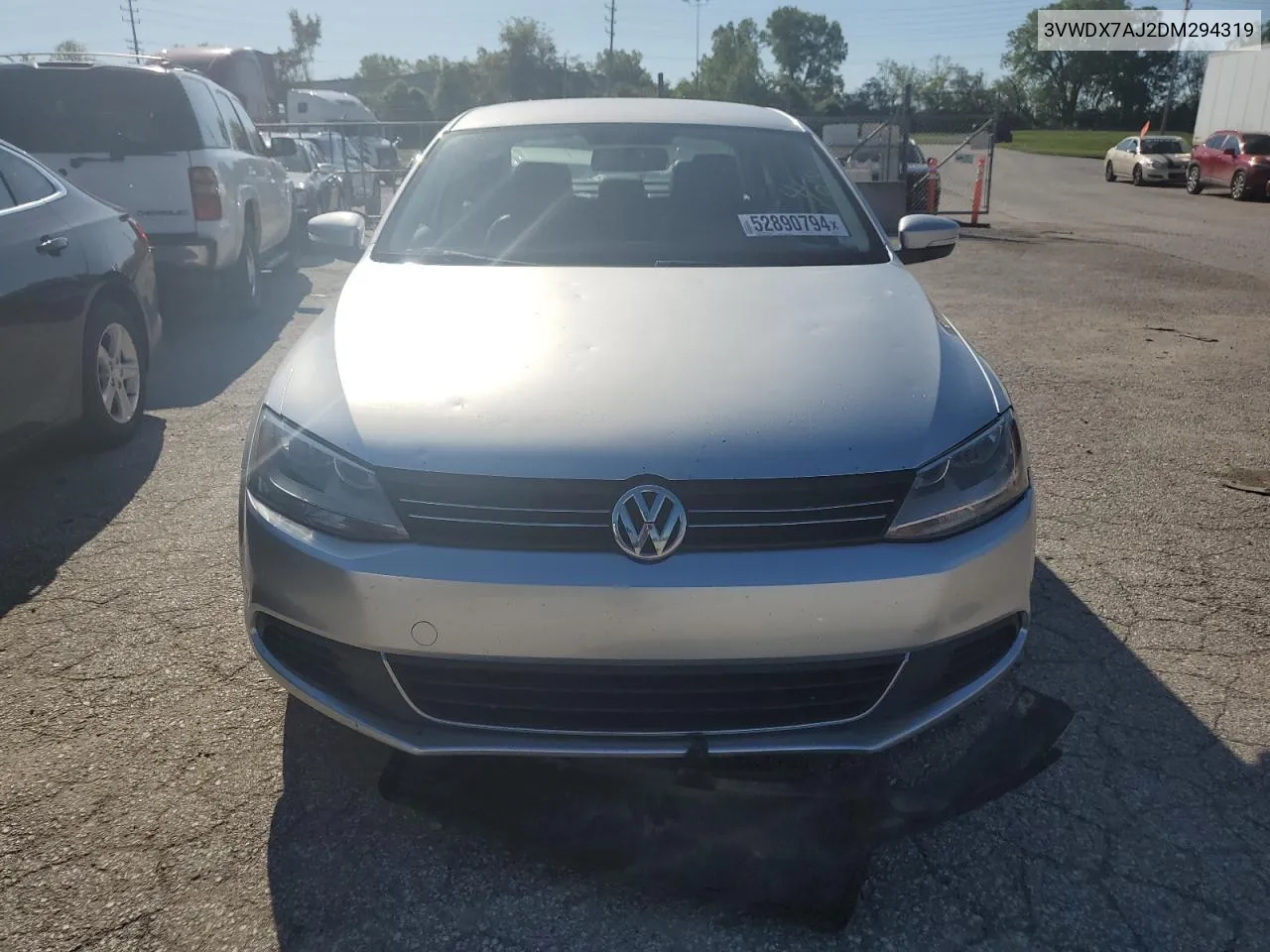 2013 Volkswagen Jetta Se VIN: 3VWDX7AJ2DM294319 Lot: 52890794