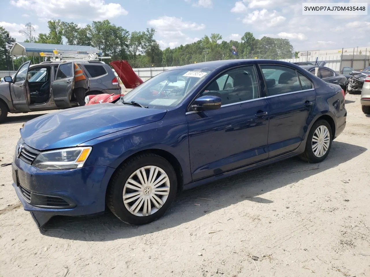 2013 Volkswagen Jetta Se VIN: 3VWDP7AJ7DM435448 Lot: 56079374