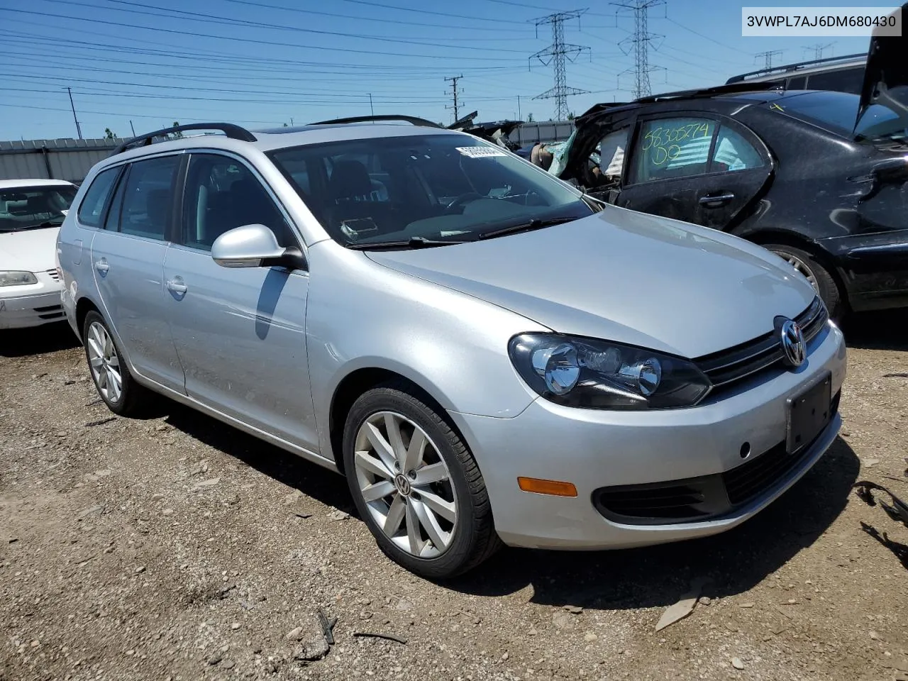 2013 Volkswagen Jetta Tdi VIN: 3VWPL7AJ6DM680430 Lot: 58055684