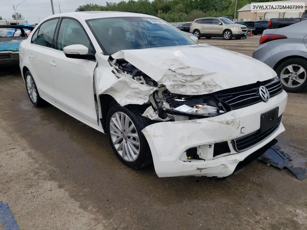 3VWLX7AJ7DM407399 2013 Volkswagen Jetta Sel