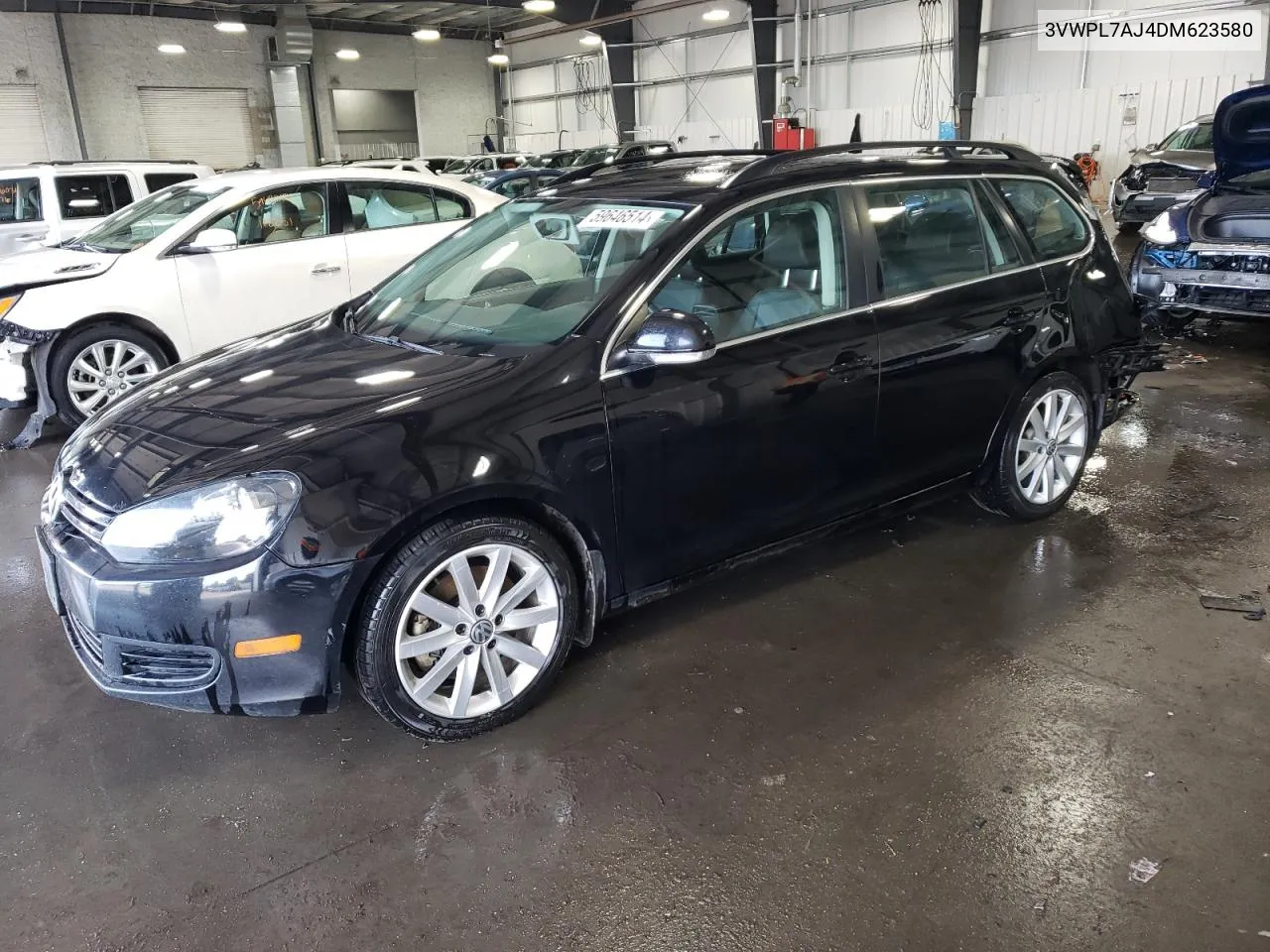 2013 Volkswagen Jetta Tdi VIN: 3VWPL7AJ4DM623580 Lot: 59646514