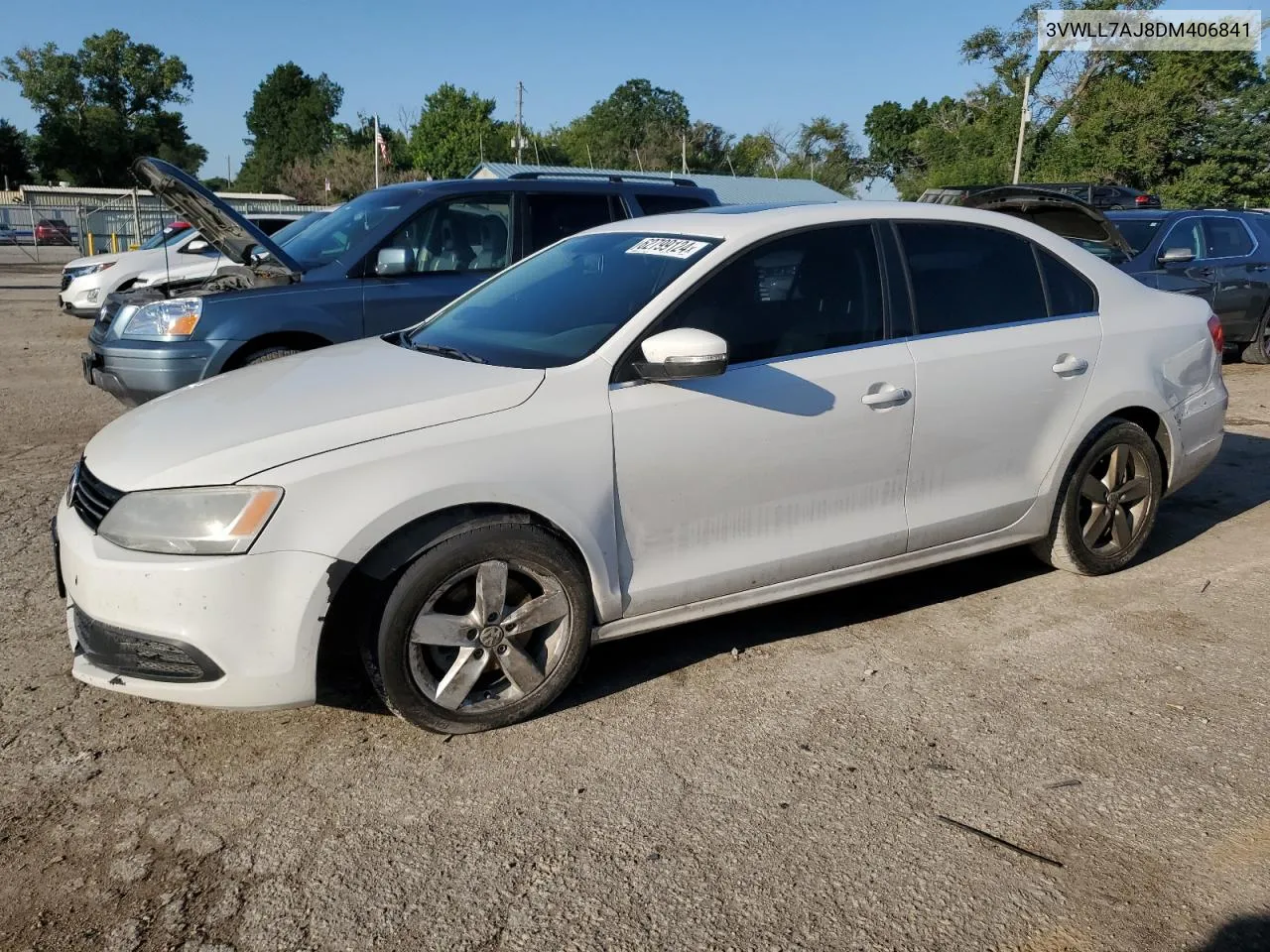 2013 Volkswagen Jetta Tdi VIN: 3VWLL7AJ8DM406841 Lot: 62799124