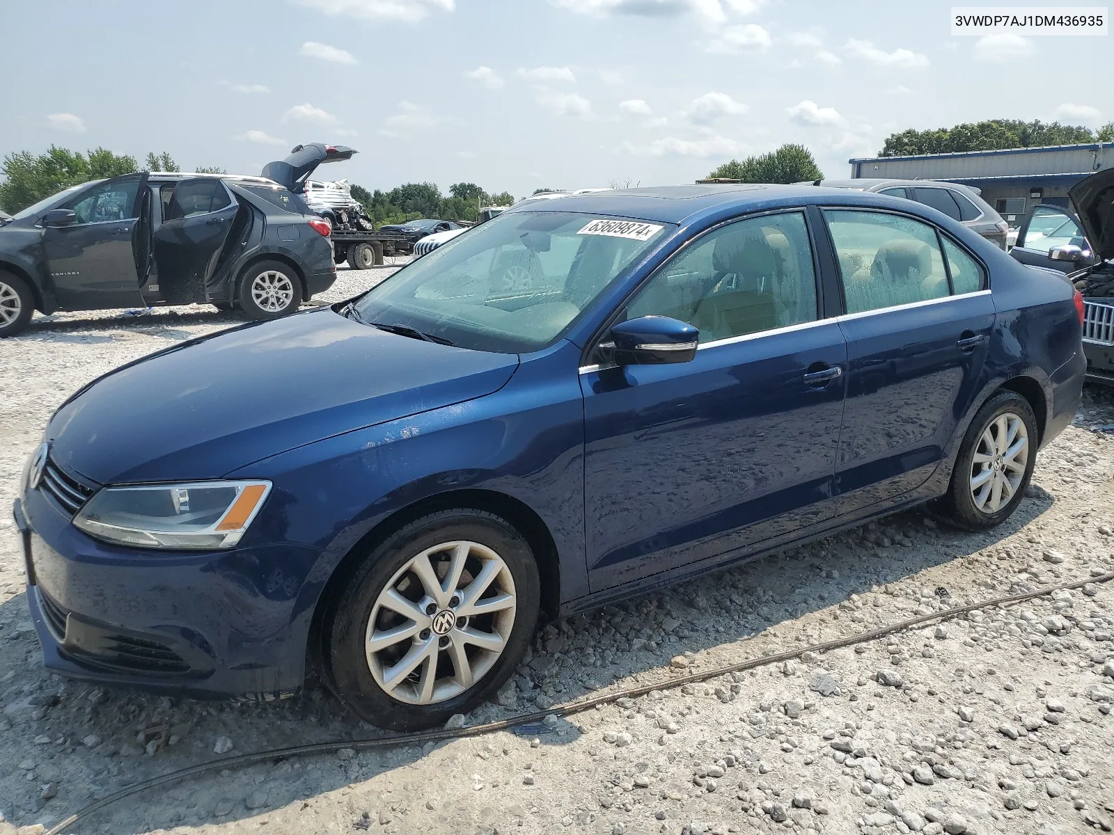 2013 Volkswagen Jetta Se VIN: 3VWDP7AJ1DM436935 Lot: 63609874