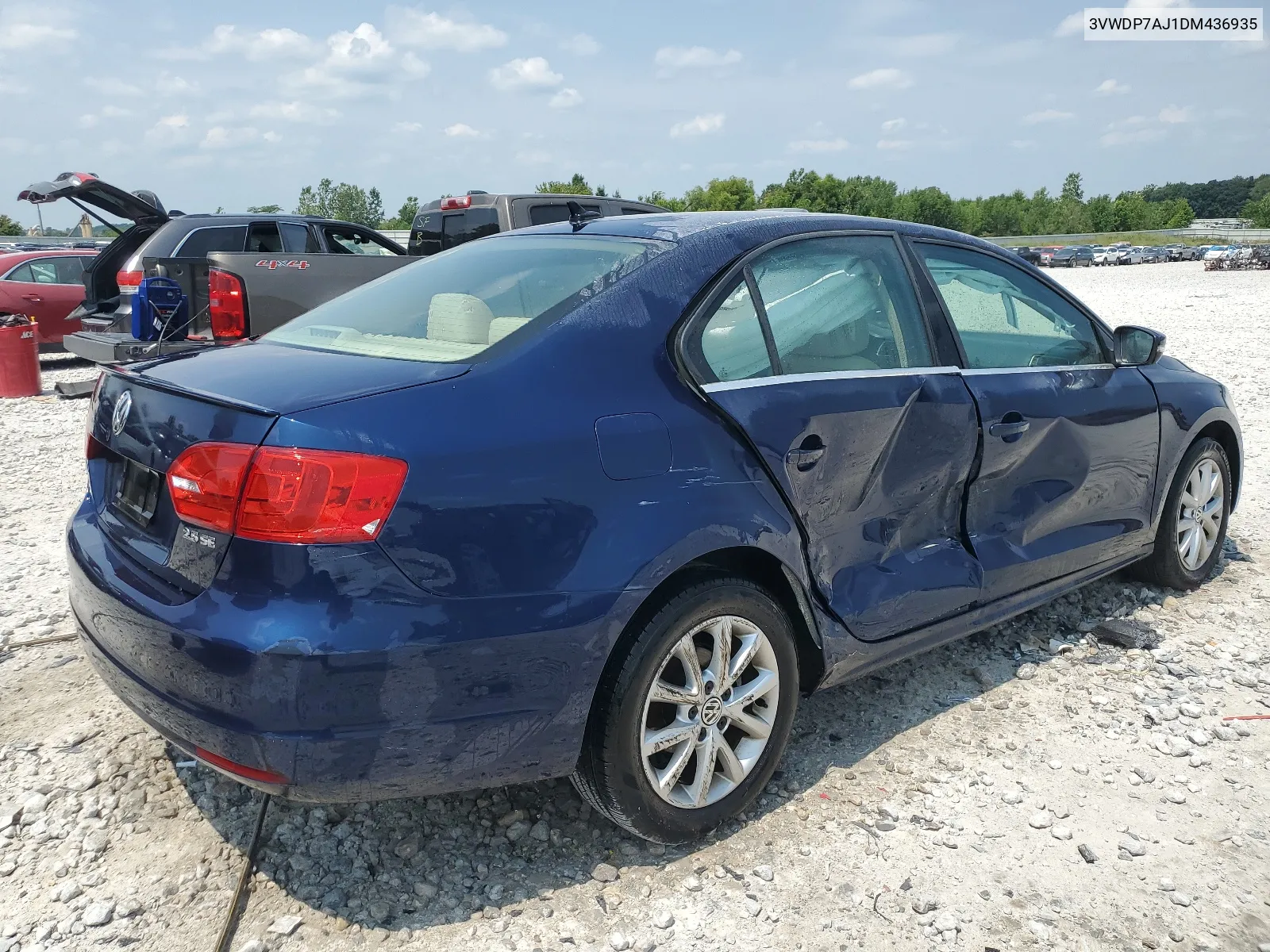 2013 Volkswagen Jetta Se VIN: 3VWDP7AJ1DM436935 Lot: 63609874