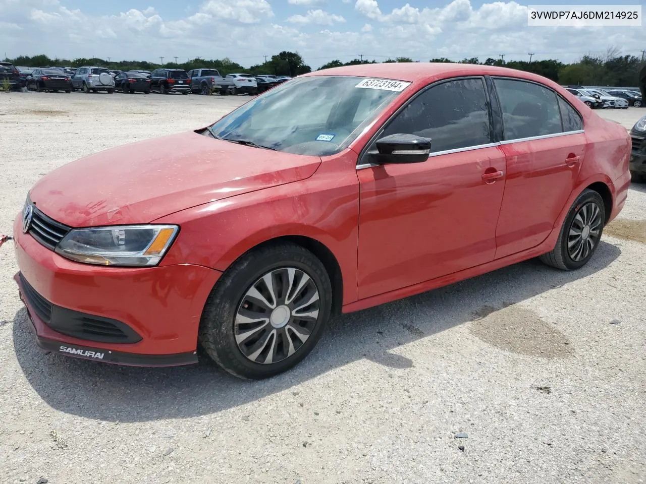 3VWDP7AJ6DM214925 2013 Volkswagen Jetta Se