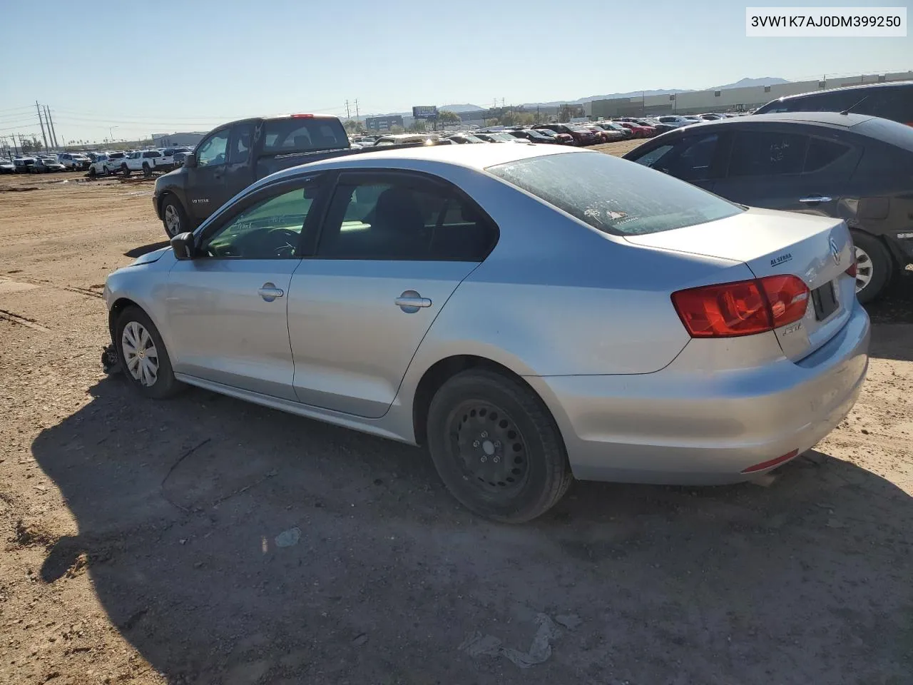 2013 Volkswagen Jetta Base VIN: 3VW1K7AJ0DM399250 Lot: 64564843