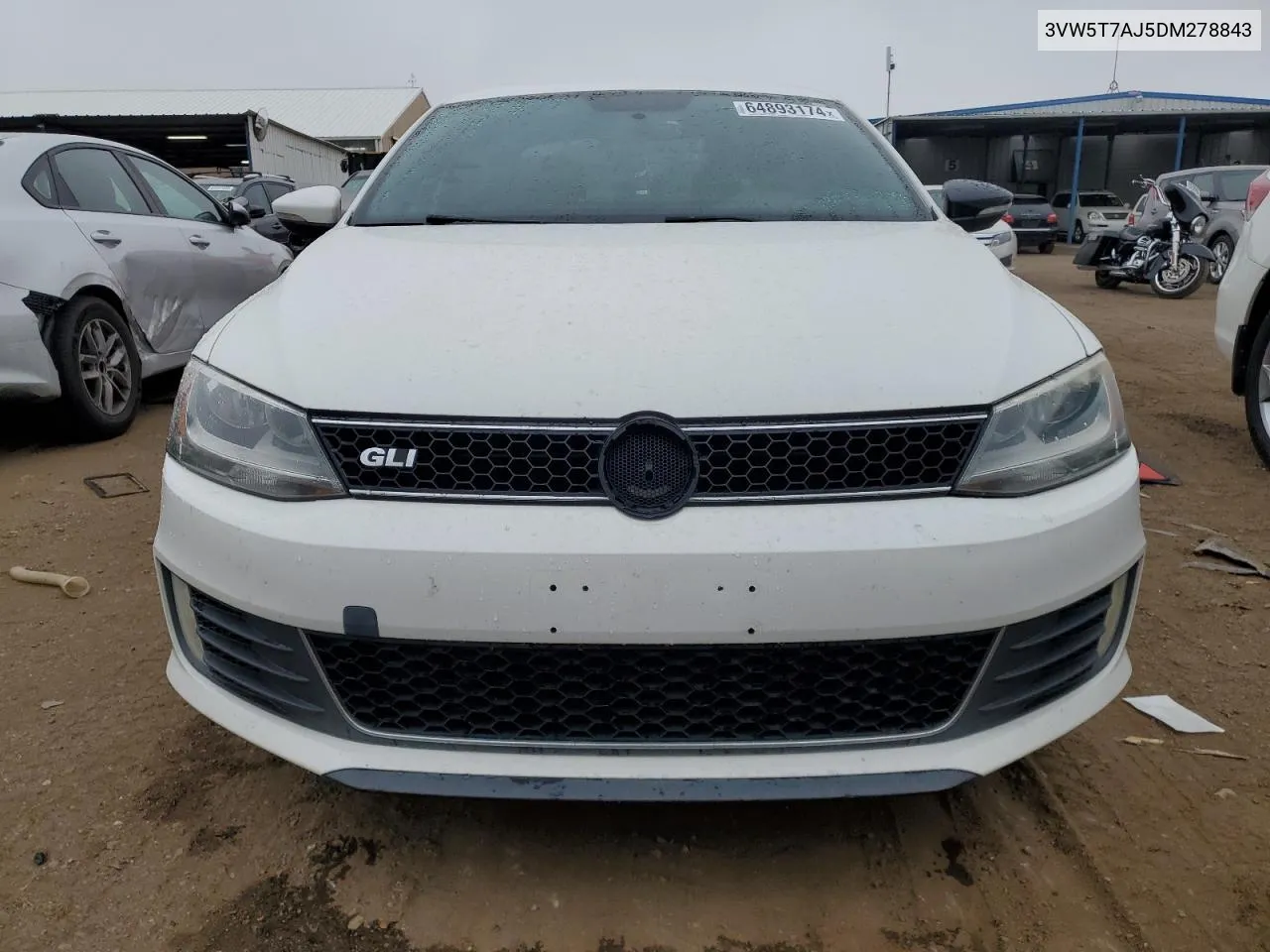 2013 Volkswagen Jetta Gli VIN: 3VW5T7AJ5DM278843 Lot: 64893174