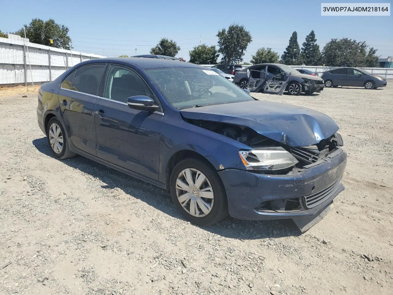 2013 Volkswagen Jetta Se VIN: 3VWDP7AJ4DM218164 Lot: 65534844