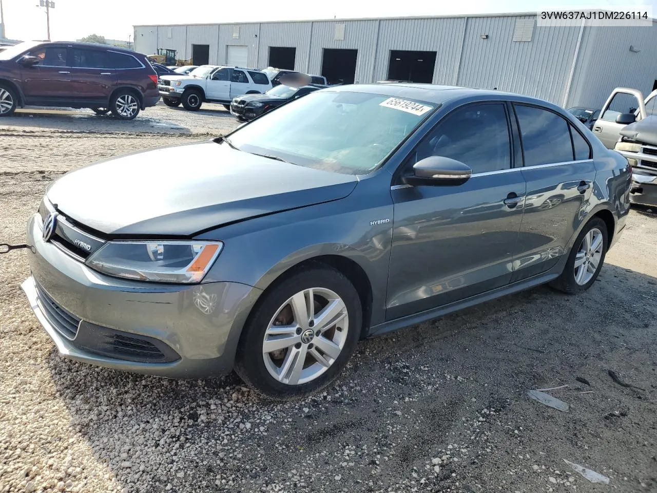 2013 Volkswagen Jetta Hybrid VIN: 3VW637AJ1DM226114 Lot: 65619244