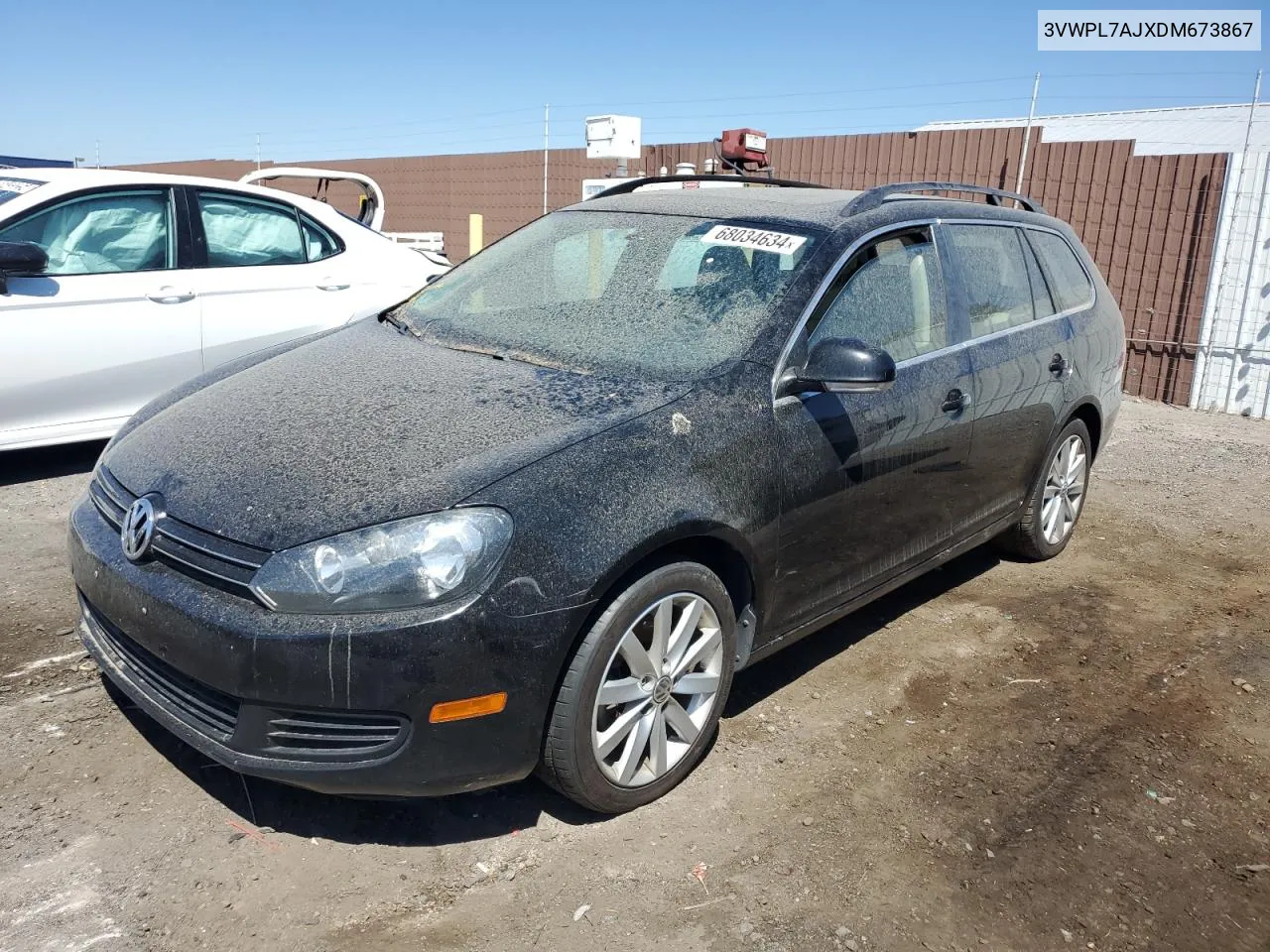 2013 Volkswagen Jetta Tdi VIN: 3VWPL7AJXDM673867 Lot: 68034634