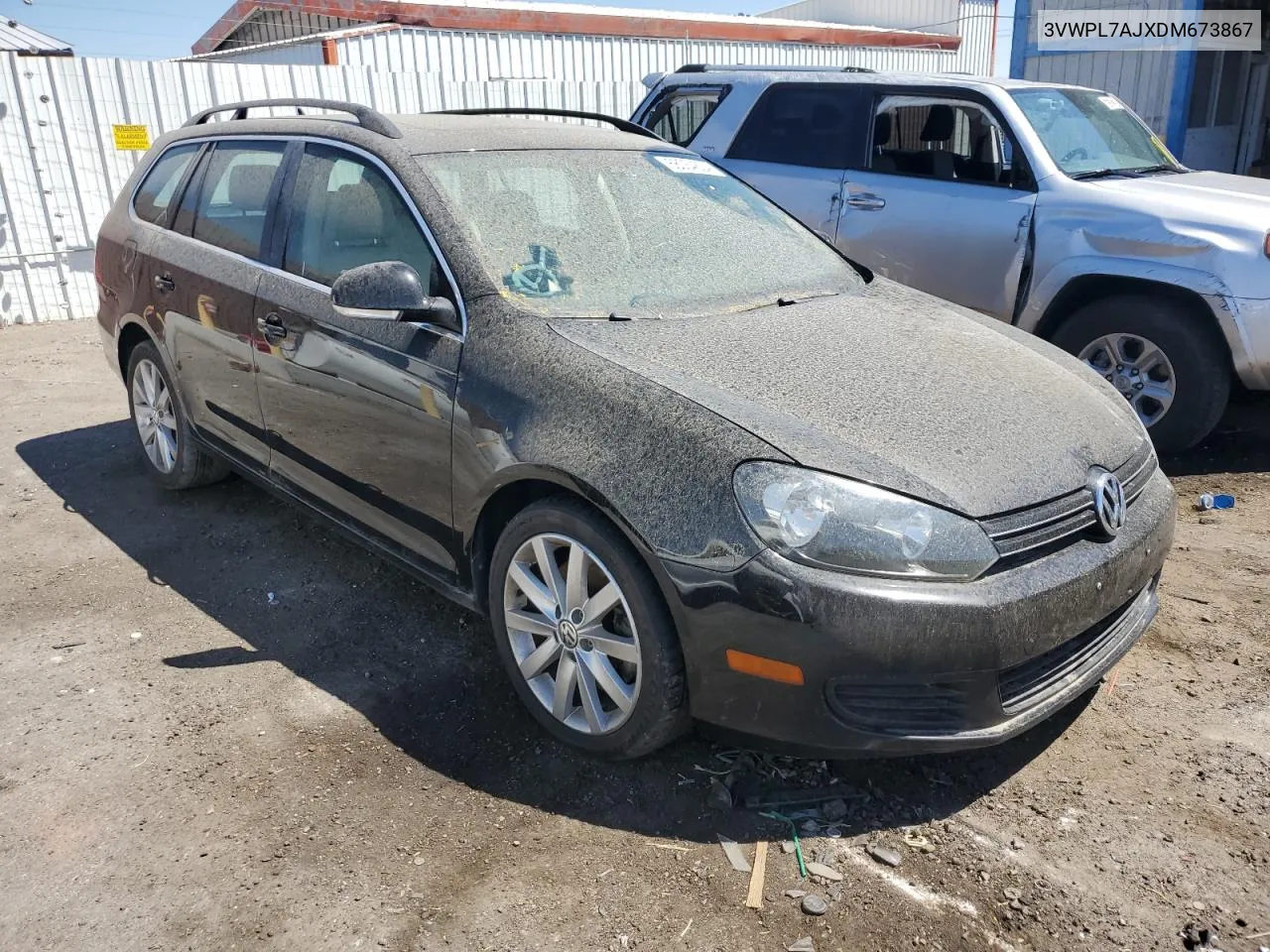 2013 Volkswagen Jetta Tdi VIN: 3VWPL7AJXDM673867 Lot: 68034634