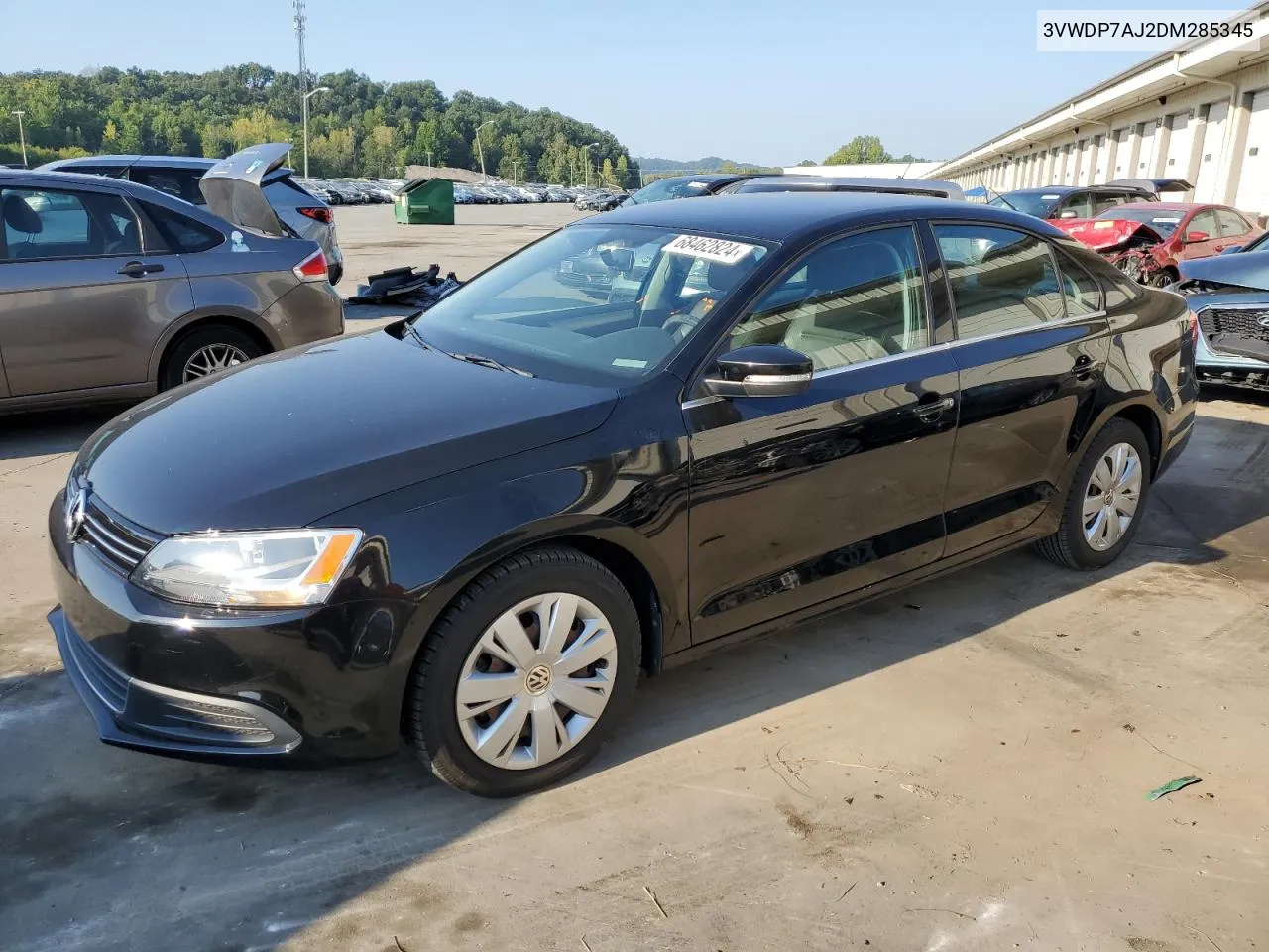 2013 Volkswagen Jetta Se VIN: 3VWDP7AJ2DM285345 Lot: 68462824